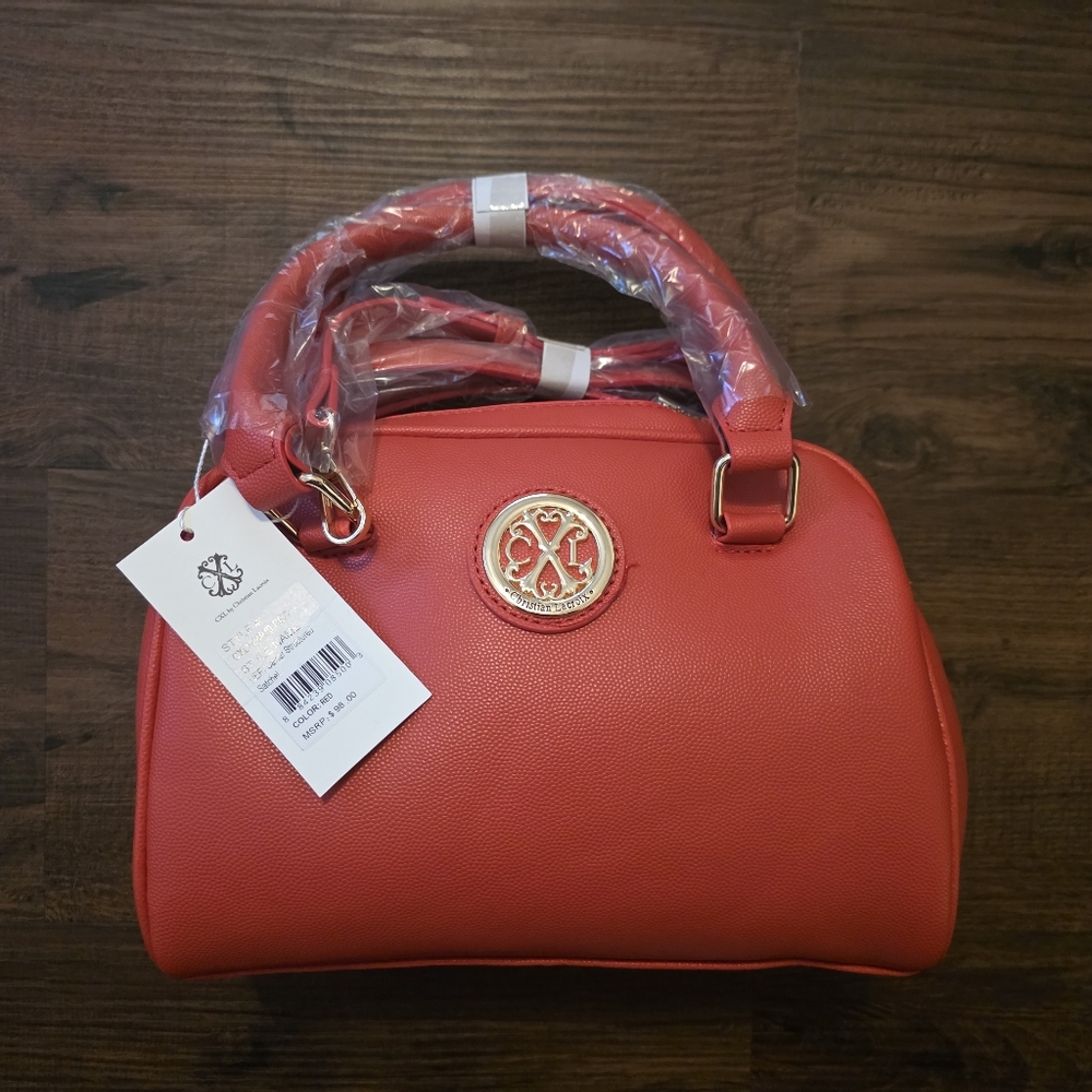 NWT CXL By Christian Lacroix Red Satchel